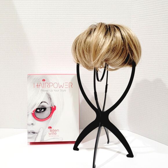 Ellen Wille HairPower Synthetic Lace Hair Topper Brown Blonde Short Pixie - Picture 2 of 12